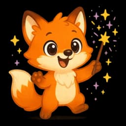 Raposinha criando histórias