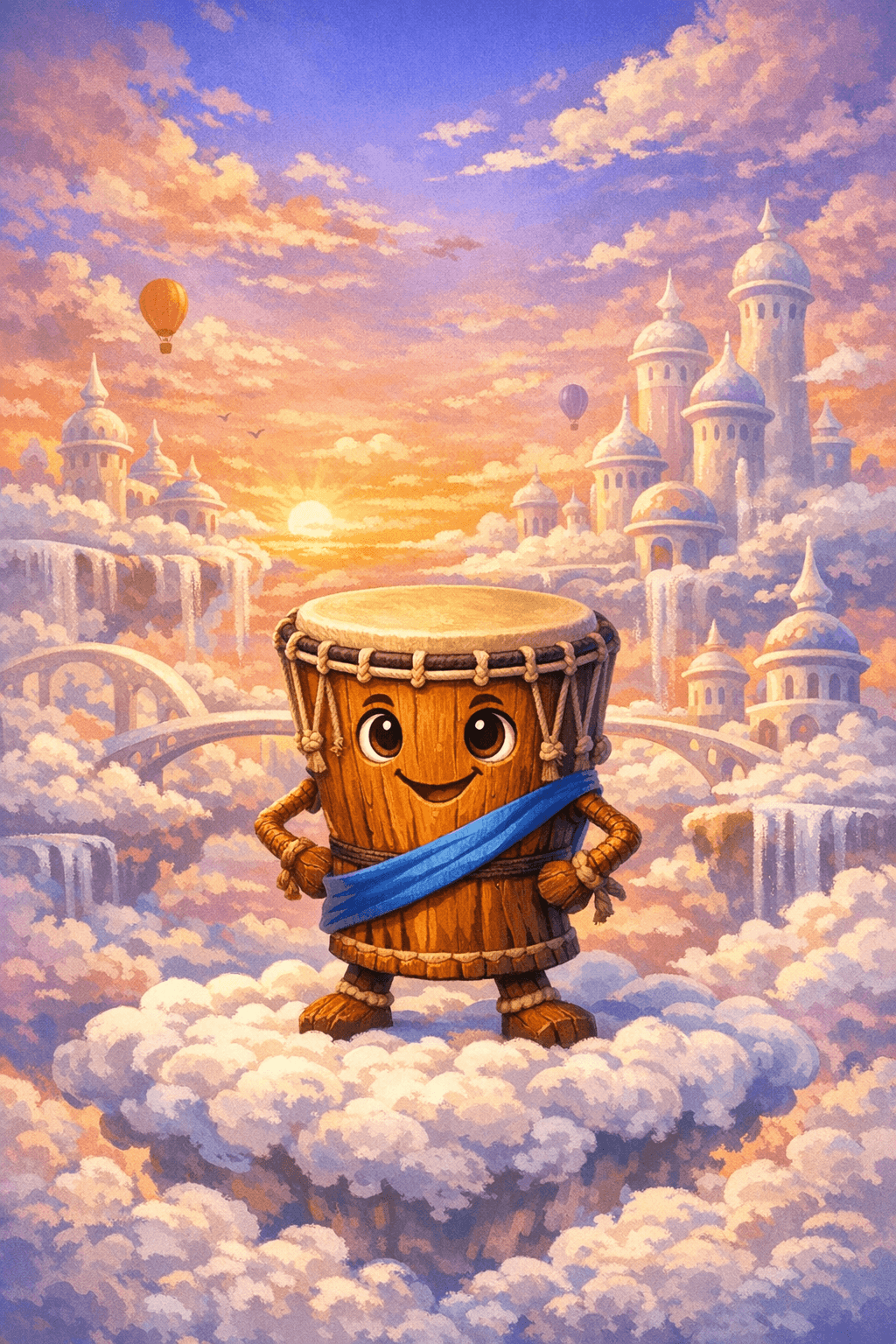 Batu, o Tambor das Nuvens, e a Coragem de Tocar Baixinho