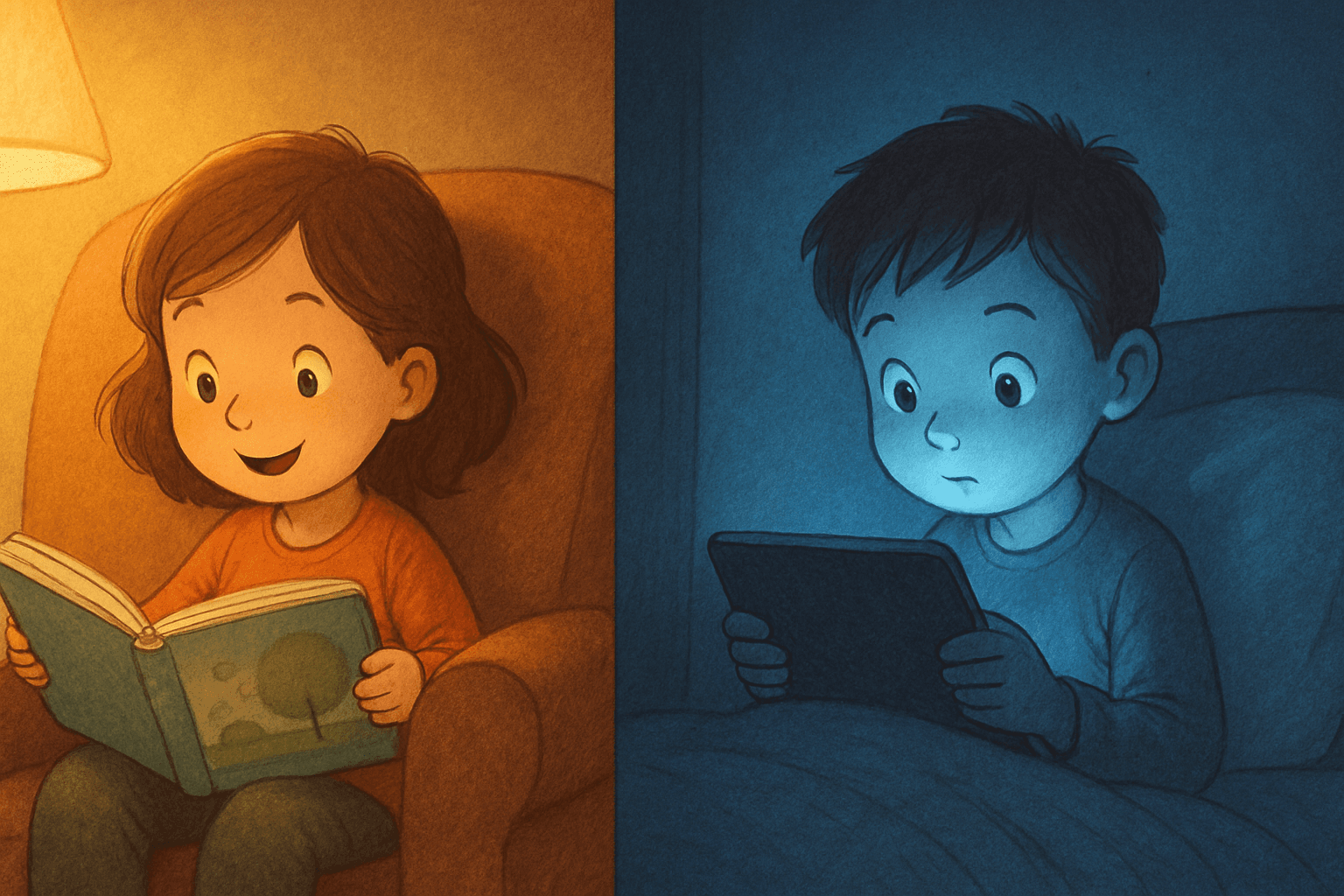 Livro Físico vs. Tela: O Que a Ciência Diz Sobre a Leitura Infantil na Era Digital