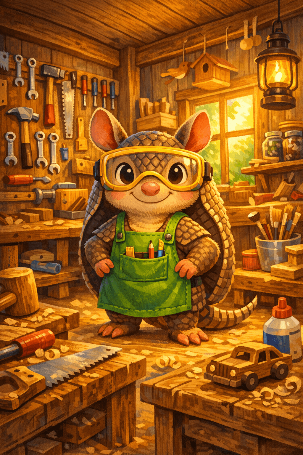 Bolota, o Tatu Aprendiz, e a Ponte que Pedia Calma