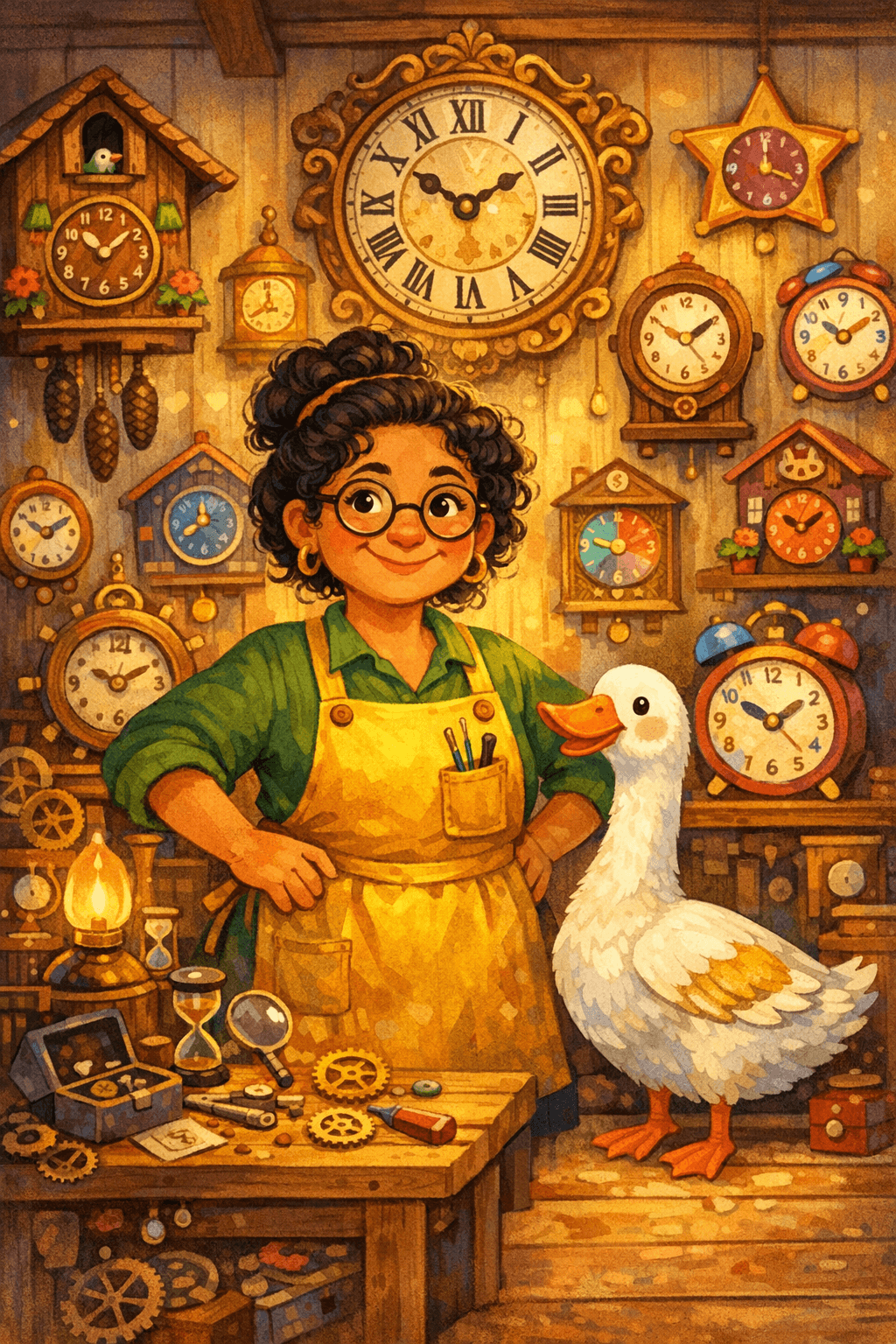 Dona Iaiá e a Gansa do Ovo de Engrenagem