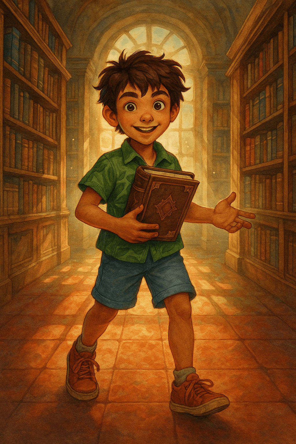 A Jornada de Caio e o Livro Misterioso