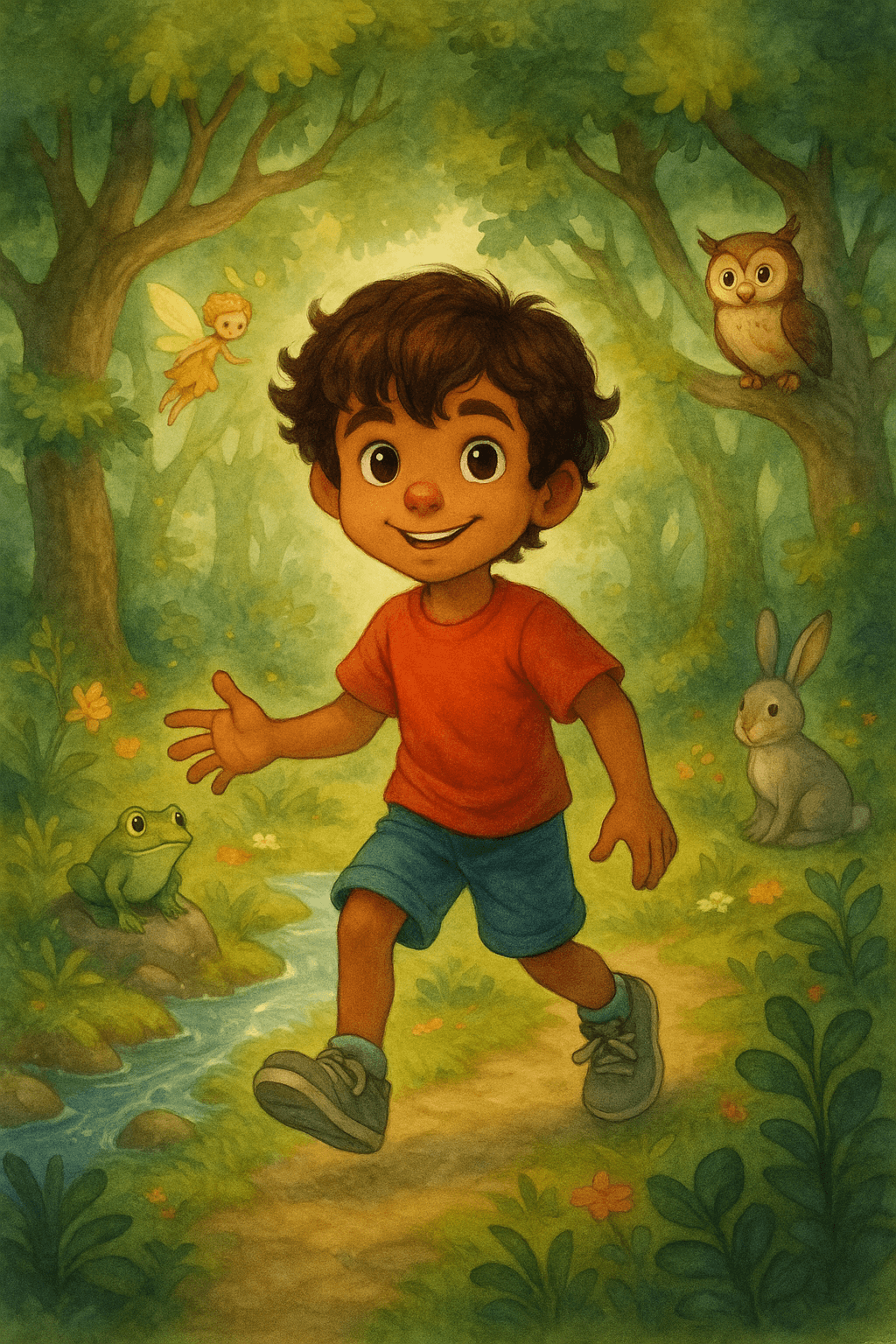 As Aventuras de Léo na Floresta Encantada