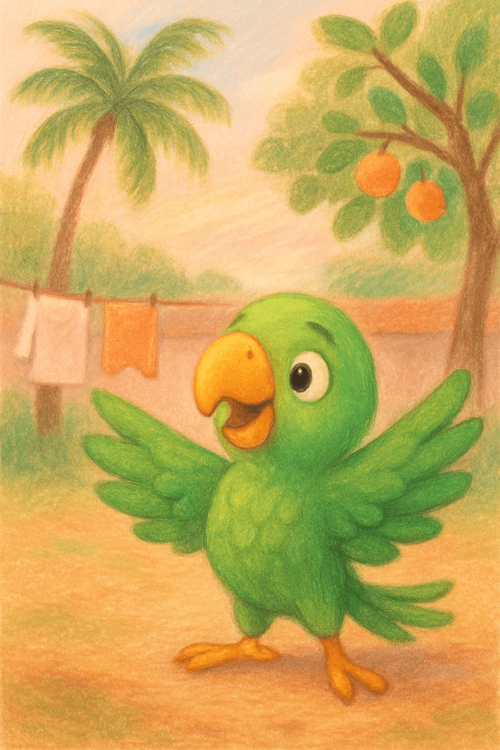 O Papagaio que Não Sabia Voar