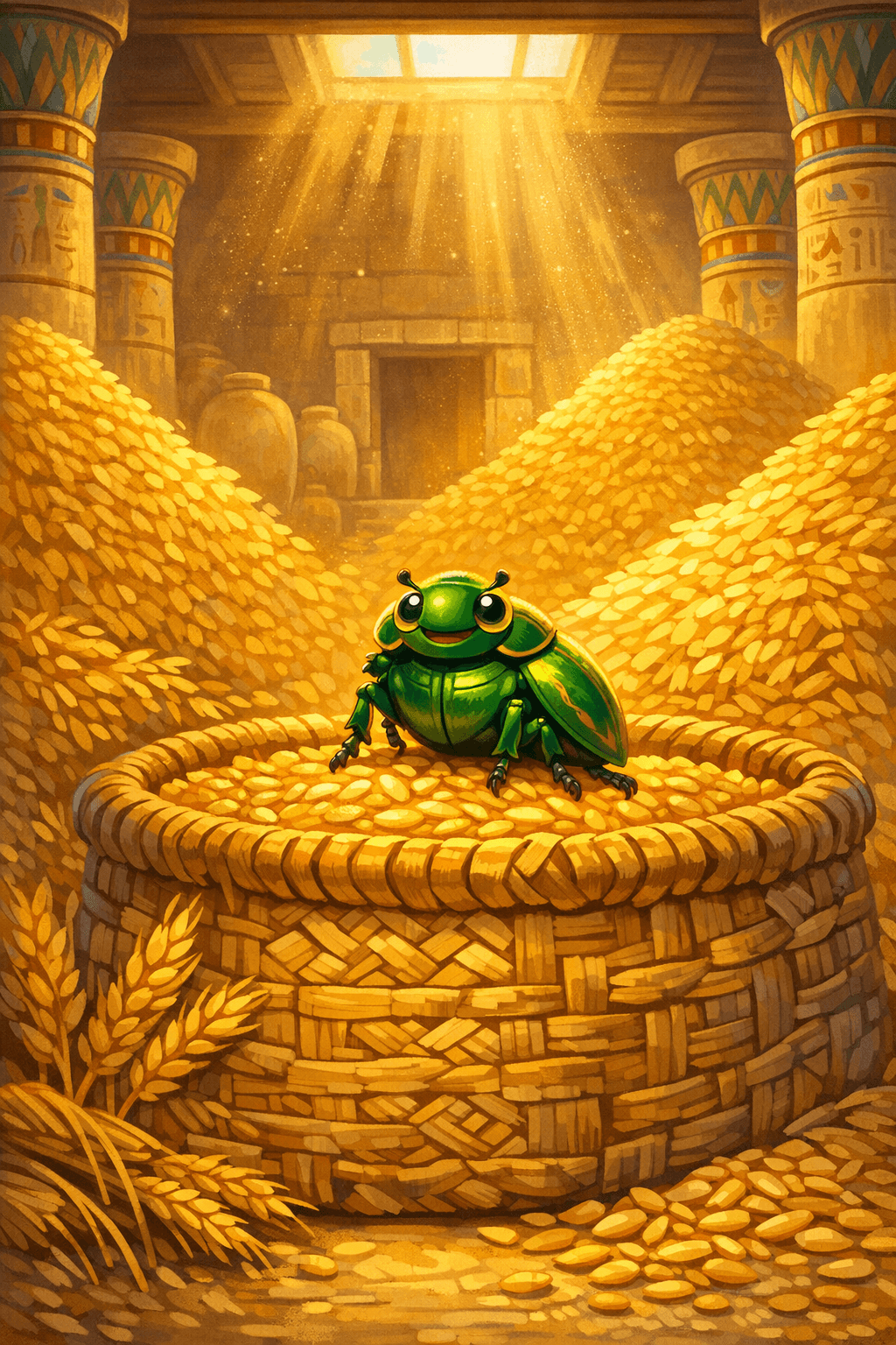 Khepri, o Escaravelho do Celeiro Real, e o Segredo dos Sonhos