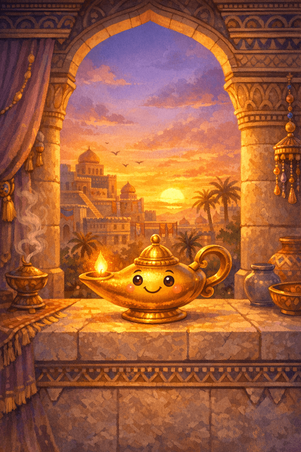 Luma, a Lamparina do Palácio, e a Noite dos Leões Quietinhos