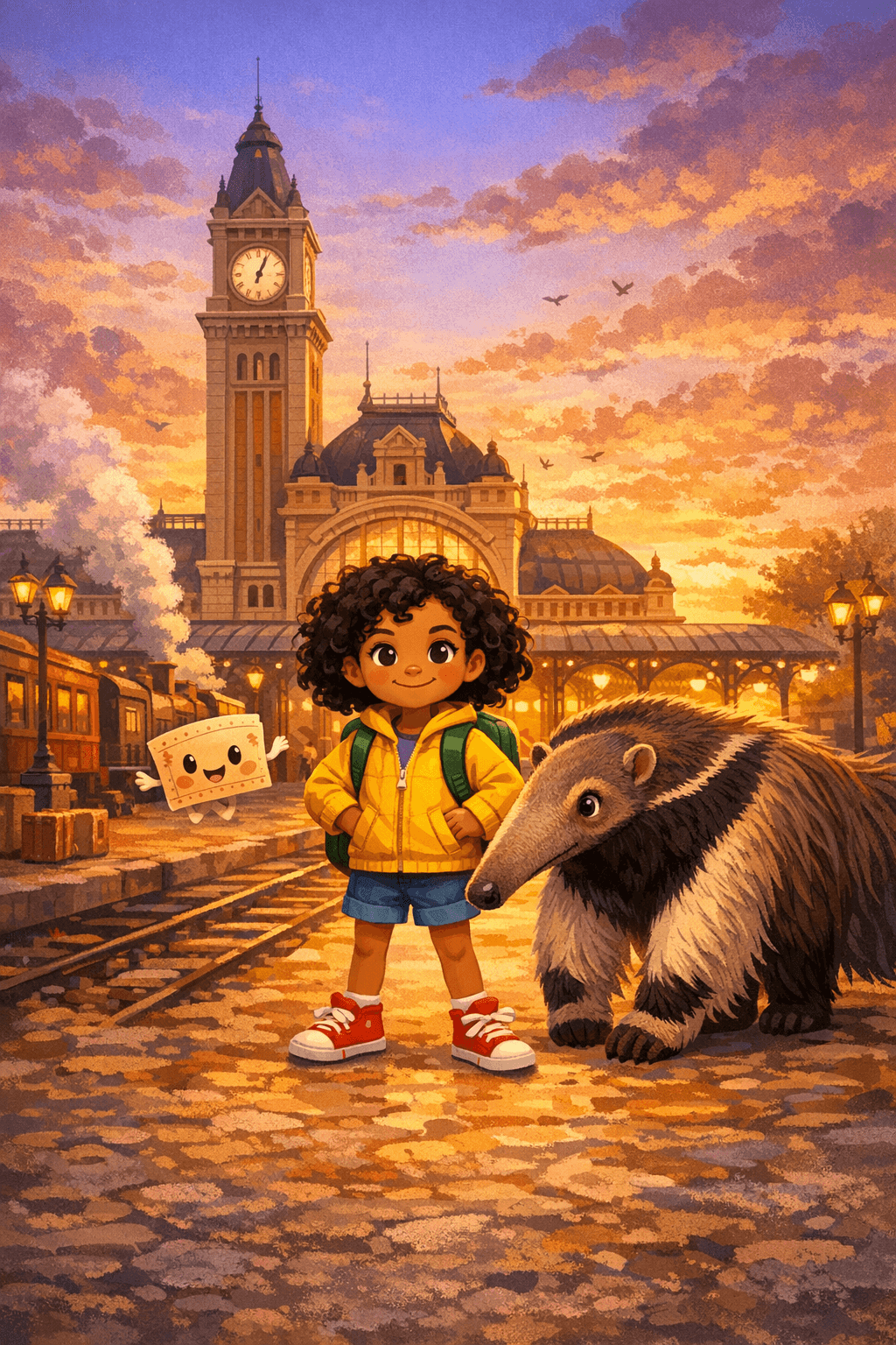 Nara e o Bilhete Saltitante da Estação dos Dois Pontos