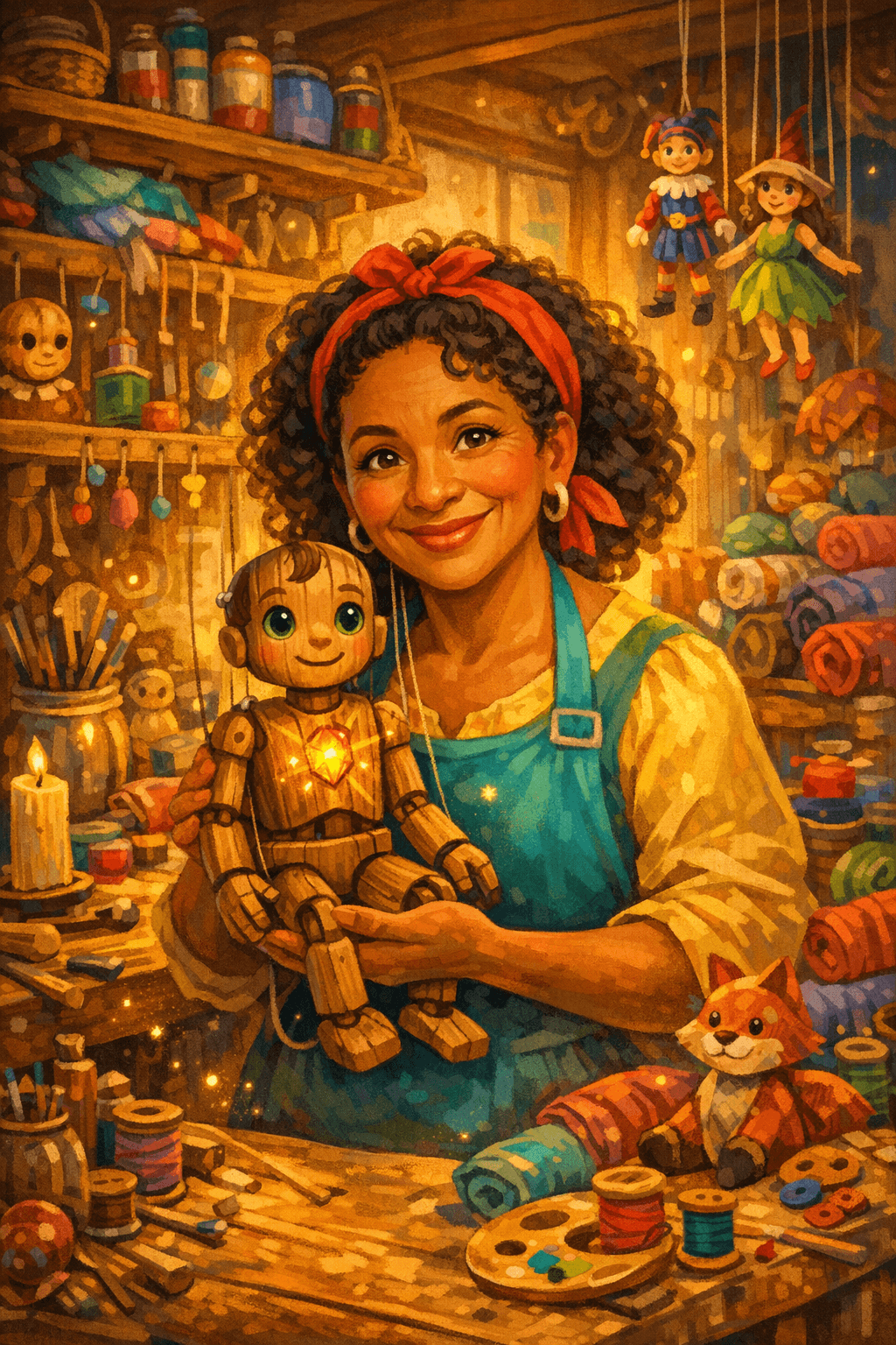 Otávia e o Marionete de Âmbar que Colecionava Risos